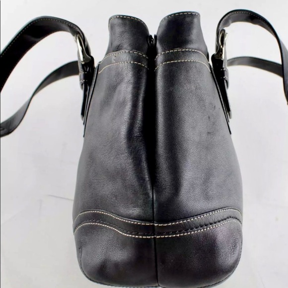 Coach Soho Black Leather Carryall Bag - Picture 6 of 6